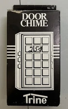 Vintage 1996 TRINE Door Chime No. 95 Mod Retro Cube Pattern