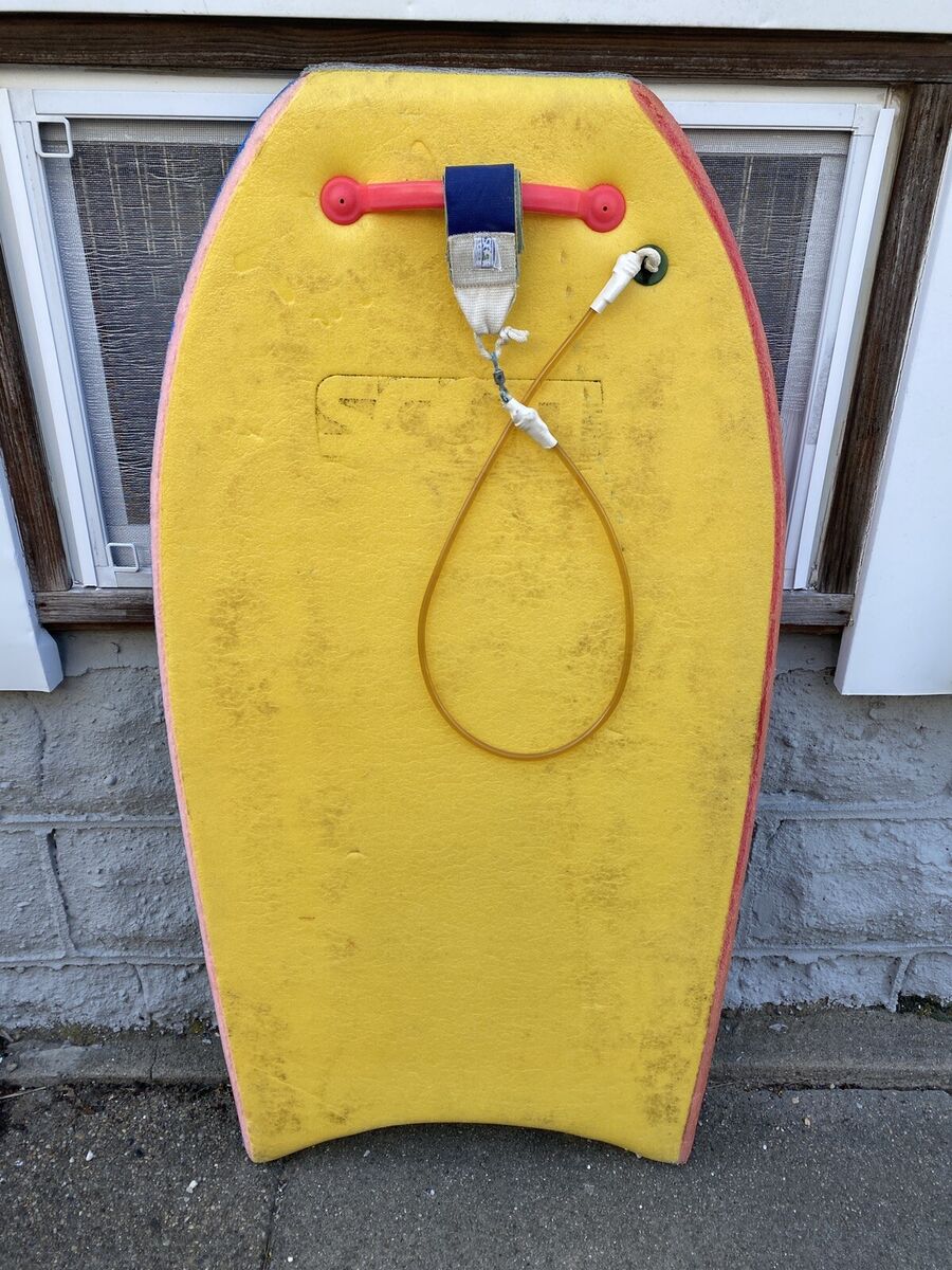 Vintage Scott Hawaii Bodyboard Body Board 1980s! w/ Leash Vintage Scott Hawaii Bodyboard Body Board 1980s! w/ Leash