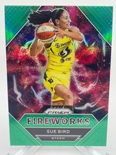 2021 Panini Prizm WNBA Fireworks Prizms Green #18 Sue Bird Seattle Storm