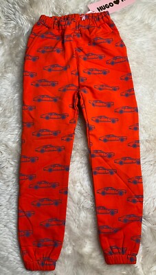 Hugo Loves Tiki 80 s Sweatpants Cars Size 6 T Youth Pants