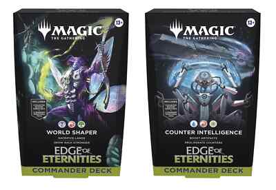 Magic the Gathering Deck Commander Decks Edge of Eternities MTG Set of 2 |  eBay