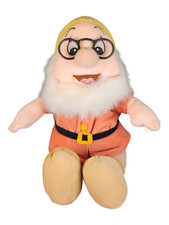 The Disney Store 11" Plush Snow White  The Seven Dwarfs Doc Plush