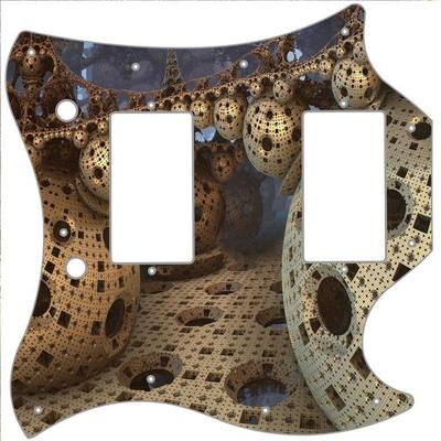 SG Standard Schlagbrett maßgefertigt Gibson Grafik Gitarre Plektrumschutz Surreal 1