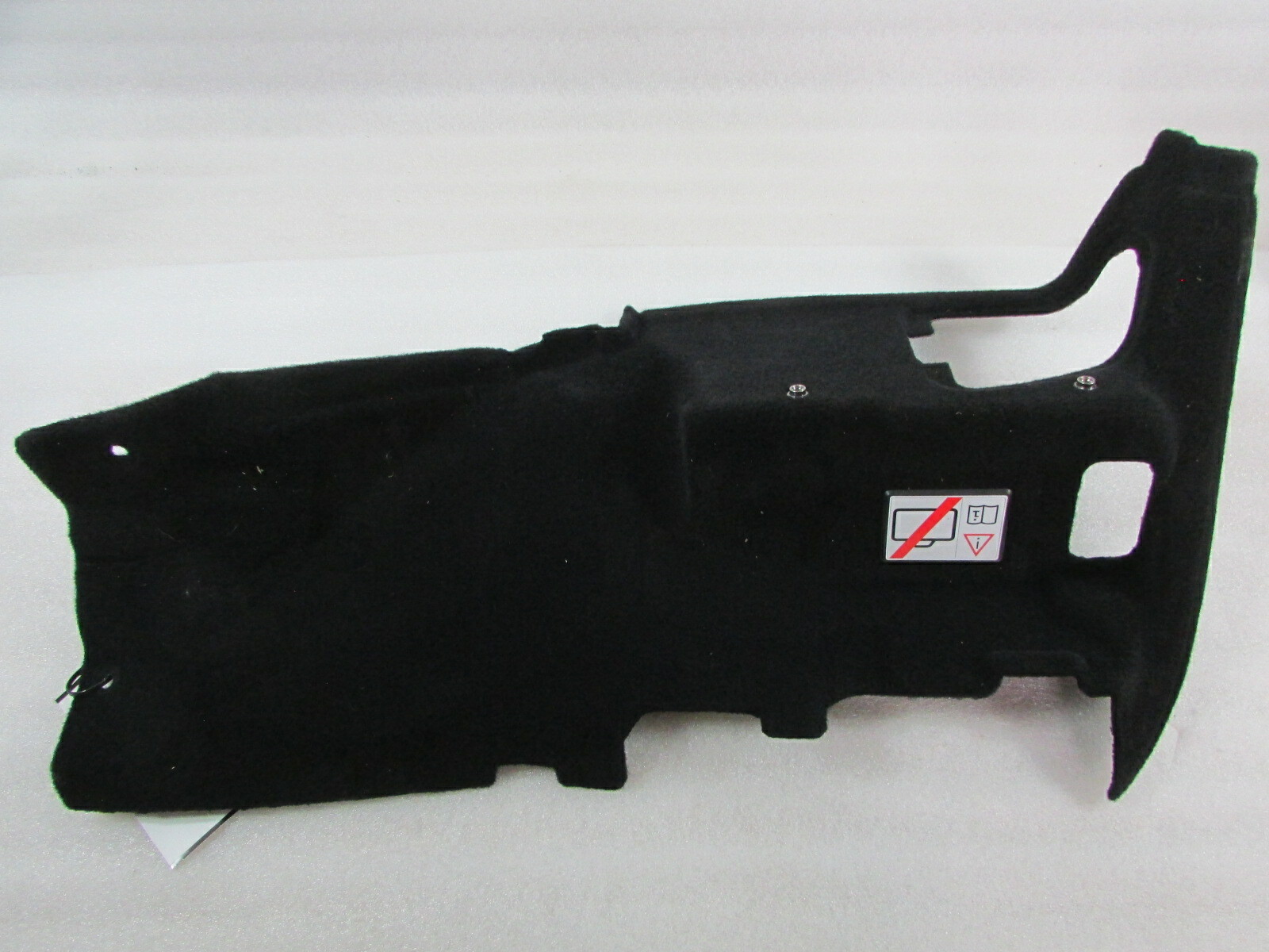 Ferrari California, LH, Left Trunk Carpet Side Panel, Black, Used, P/N 86061300