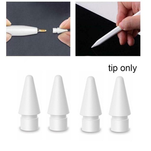 4 Pack Tips Replacement For Apple Pencil 1st Gen 2nd For iPad Gen. Pen Pro> S9I1