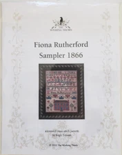 Fiona Rutherford Sampler 1866 by The Wishing Thorn, cross stitch pattern