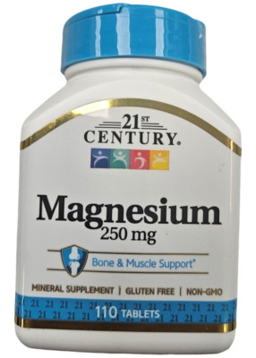 21st Century MAGNESIUM OXIDE  250mg 110ct Tablets --