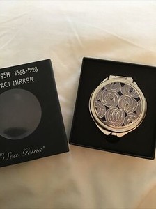 Silver Plated Macintosh Compact Mirror