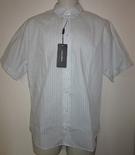 DOLCE & GABBANA Dress Shirt White with Stripes Cotton Made in Italy Sz 15 / 38