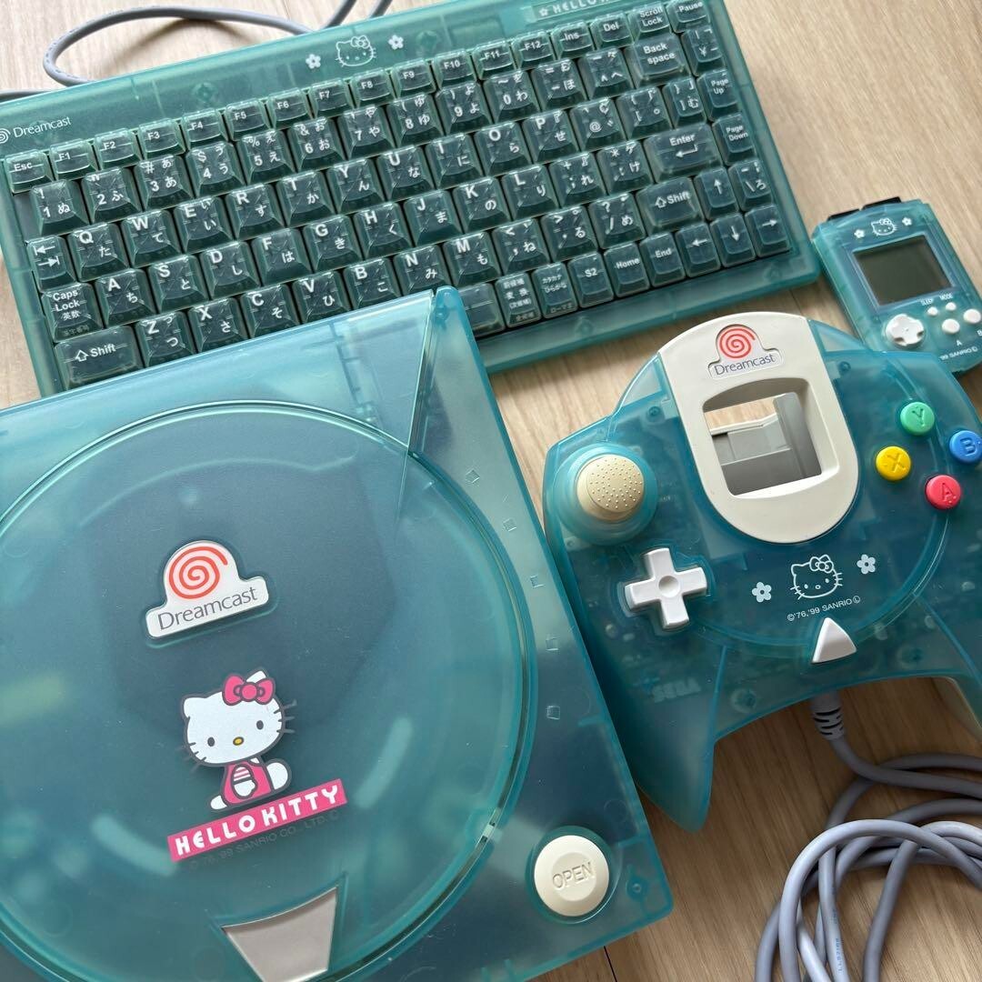 Sega Dreamcast Hello Kitty Blue Console for sale online | eBay Sega Dreamcast Hello Kitty Blue Console for sale online | eBay
