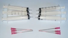 6 10ML Syringes with needles for refill ink use only