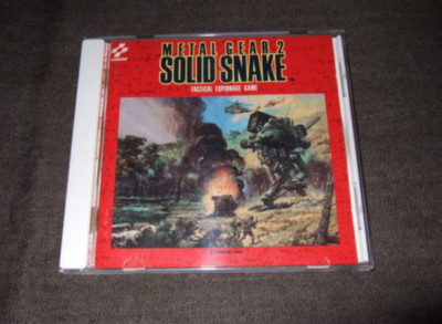 cd 当時品■メタルギア2 ソリッドスネーク　サウンドトラック　限定ステッカー付 cd 当時品□メタルギア2 ソリッドスネーク サウンドトラック