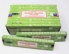 Satya Nag Champa ARABIAN JASMINE Incense Sticks: Choose 15 30 45 90 or 180 gm