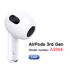 Apple AirPods 3RD Generation Replacement - LEFT SIDE ONLY A2564 - Excellent