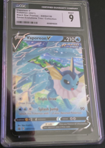 Vaporeon V graded CGC 9 for sale on eBay