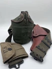 WW2 US Military Field Gear Set 1943 S Froelich Co Ammo Pouch Canteen Holster