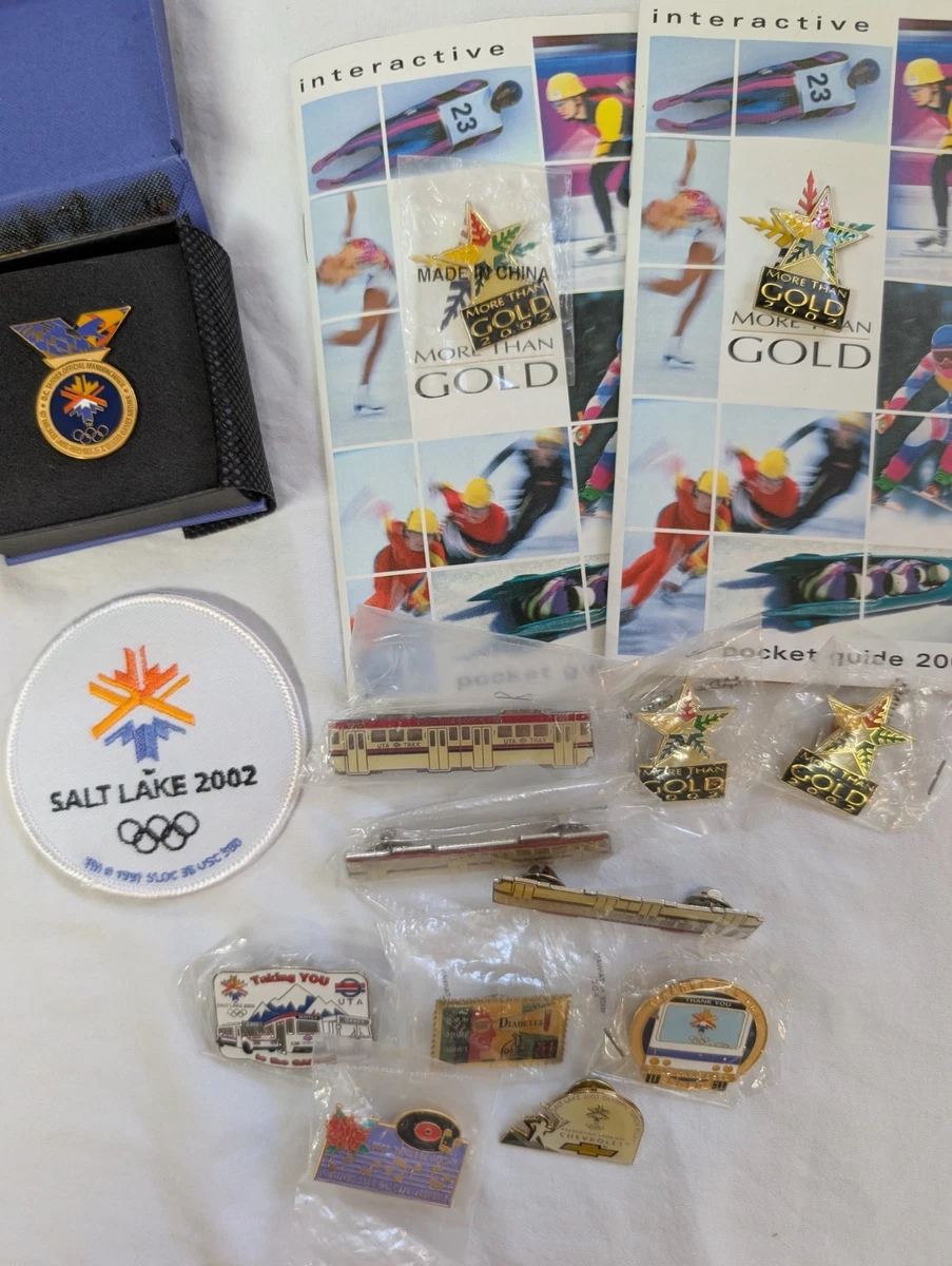 LA 84 Olympics Yachting Gold Tone Metal Travel Lapel Pin Pinback