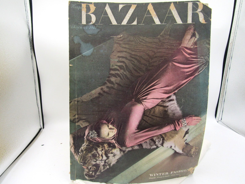 SV -November 1941 Harper's Bazaar Magazine Winter Fashions