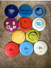 Used Assorted Starter Set Disc Golf Discs | 11 Used Discs