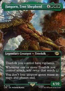 Fangorn, Tree Shepherd (Borderless) #415 Foil - Lord of the Rings MTG