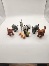 8 Vintage Mixed Lot Wildlife Animal Figurines Safari Ltd
