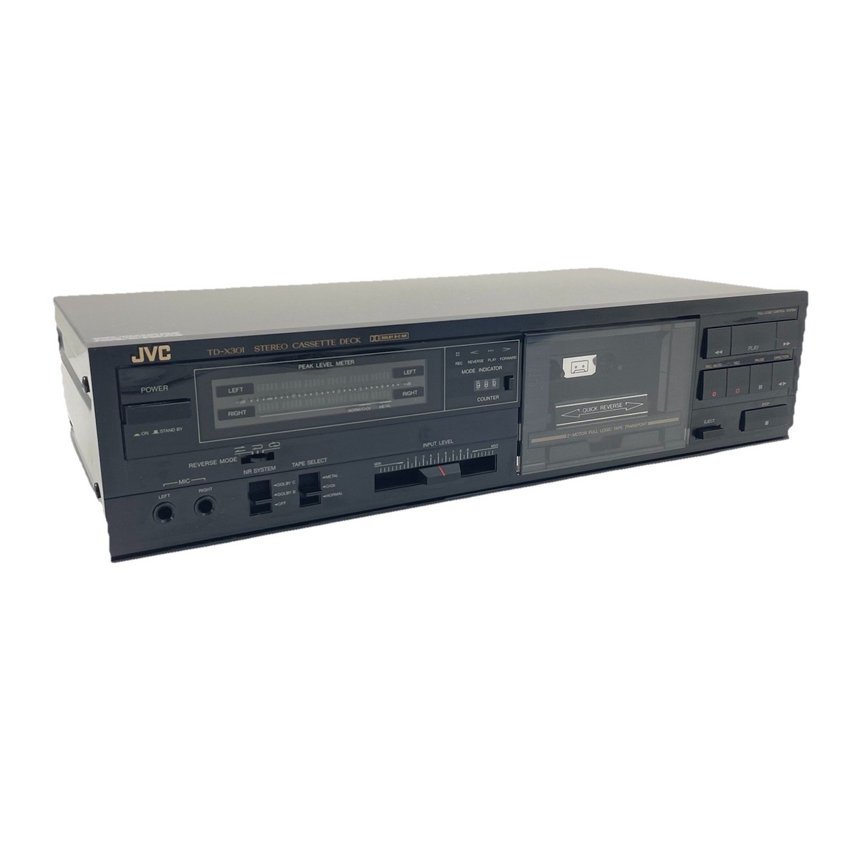 JVC TD-X301 Vintage Cassette Tape Deck Player Recorder MINT Made