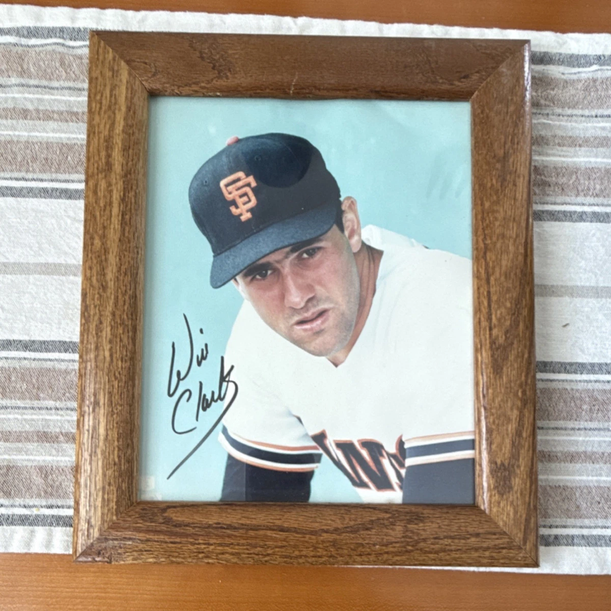 Will Clark San Francisco Giants MLB Original Autographed Items for