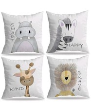 Set Of 4 Pillowcases For Nursery Brand New Never Used