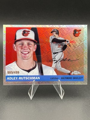 2025 Topps Chrome Platinum Anniversary Adley Rutschman /499 Topps Refractor