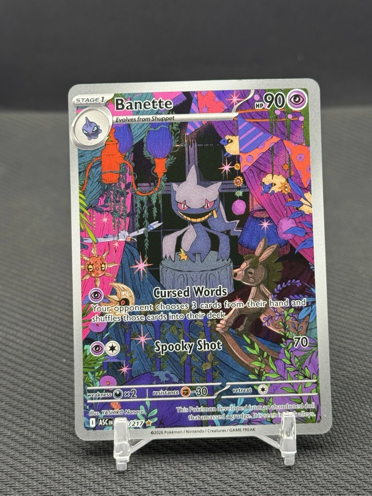 Pokémon Banette Full Art Holo 234/217 Ascended Heros