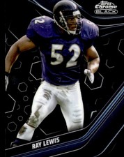 Marketplace image: 2023 Topps Composite #103 Ray Lewis Topps Chrome Black SuperFractor #/1