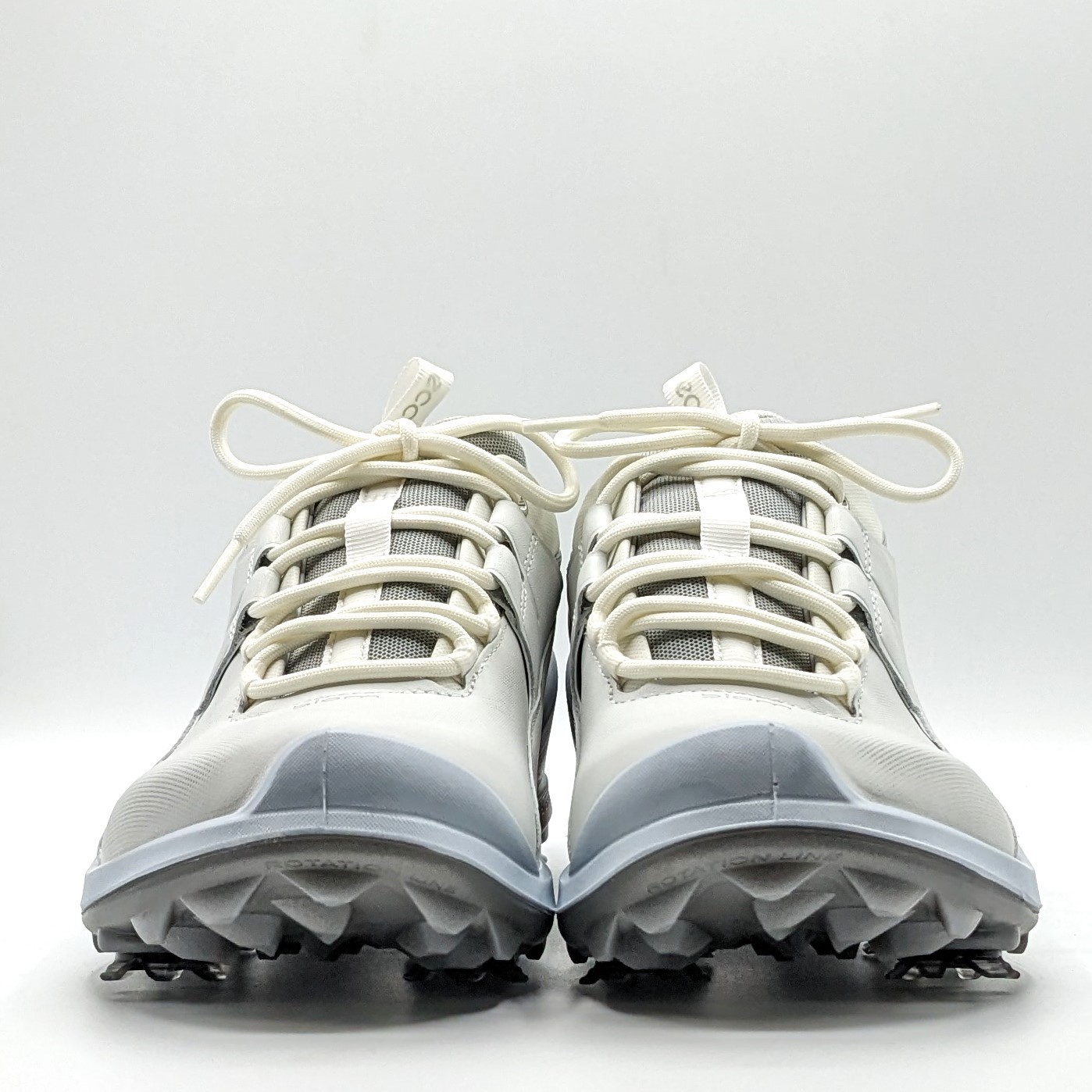 ECCO “Golf BIOM Tour” Men's Leather Waterproof Spikes Golf Shoe [White] US 7-7.5 image 7