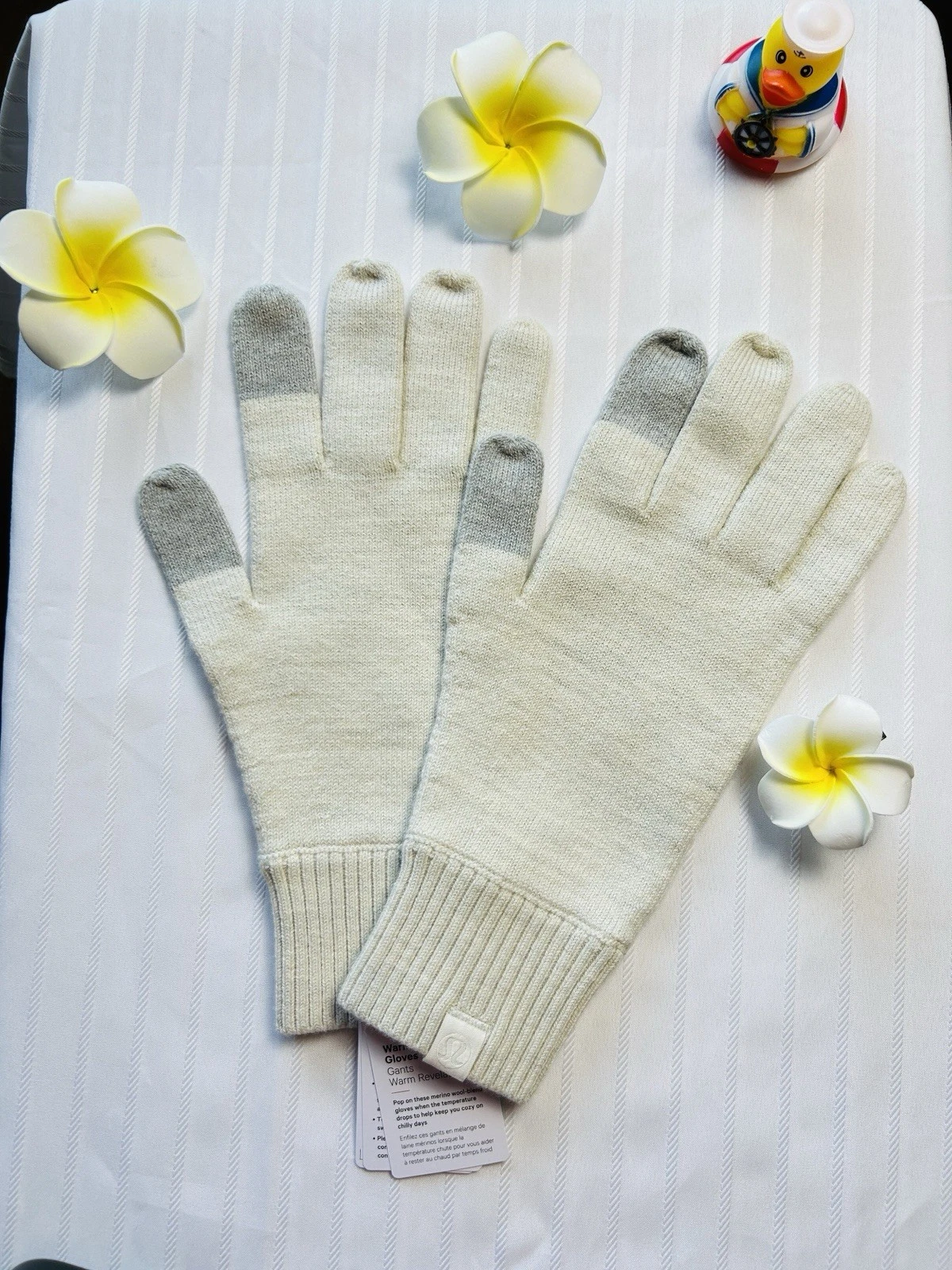 🧤NWT$52 Lululemon Warm Revelation Gloves - HDBO - Size L