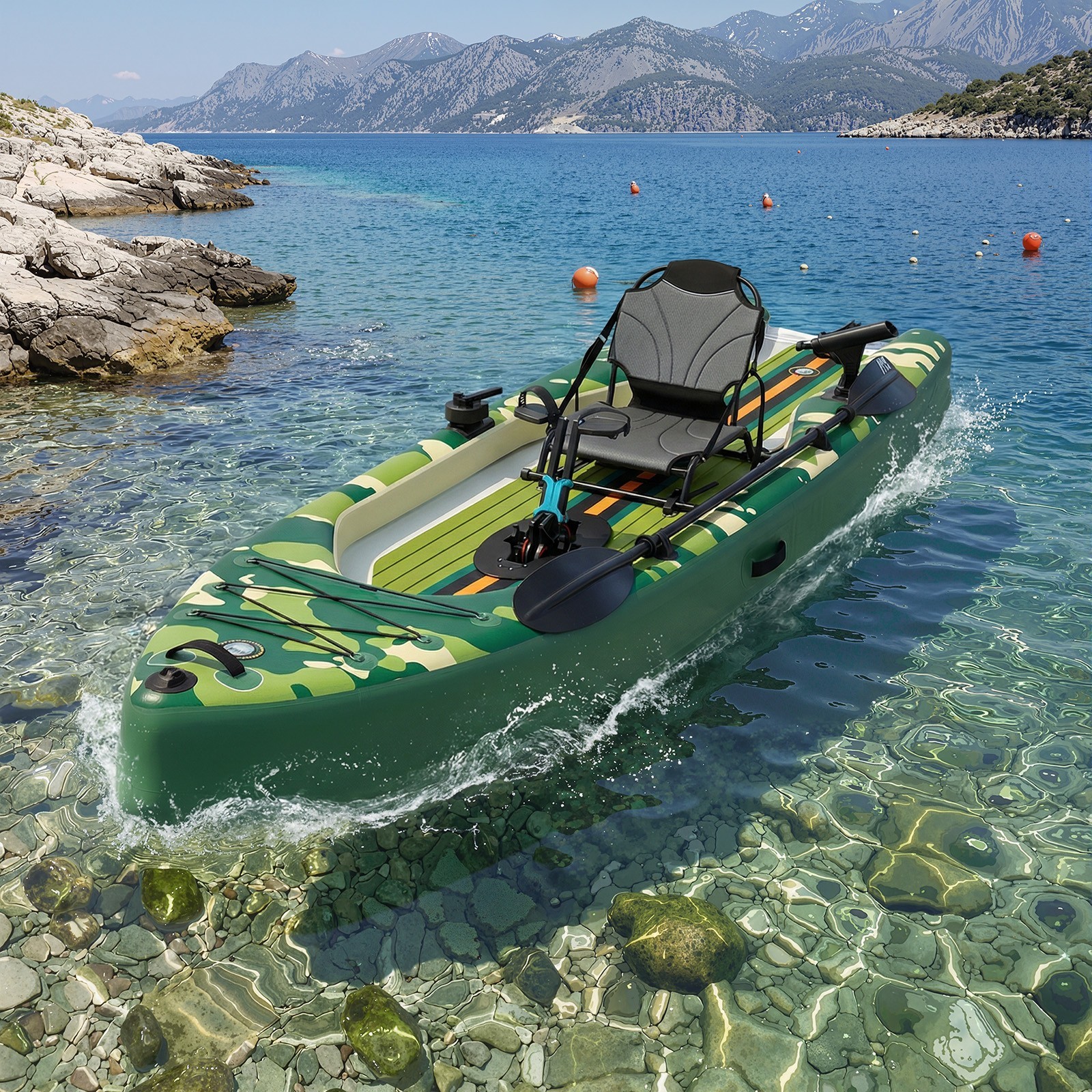 With Pedal System, Camouflauge