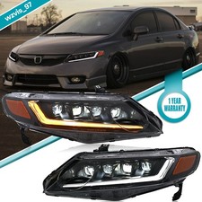 Led Projector Headlights For Honda Civic Sedan 2006-2011 Head Front Lamps 1set Led Projector Headlights For Honda Civic Sedan 2006-2011 Head Front Lamps 1set