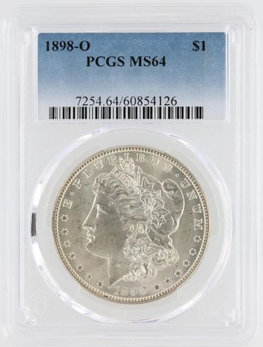 1898-O  Morgan Dollar PCGS MS64 New Orleans Minted Silver Dollar No Reserve