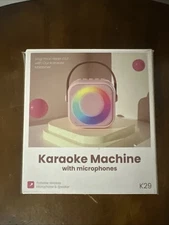 Portable Mini Karaoke Machine With Microphones