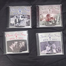 Classic Love Songs of Rock and Roll Various Artists 1-4 Double CDs Like New
