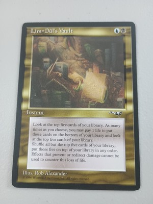 Magic the Gathering Lim-Dul's Vault Alliances MTG NM
