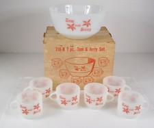 Vintage Anchor Hocking Fire King 7 Piece Tom ...