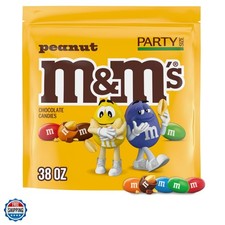 Peanut Milk Chocolate Candy Resealable Bulk Pack, Party Size, 38 oz Bag, For ...