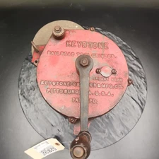 Keystone Railroad Tool Grinder VTG Hand Crank Cast Iron Sharpener Works
