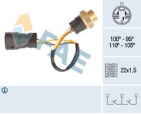 Thermoschalter Temperaturschalter KüHlerlüFter FAE 38080 FüR Opel Vectra J89 CC