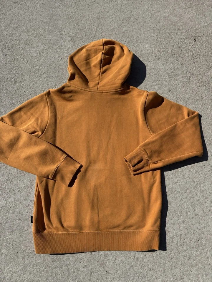 Sudadera Arbor Collective Staple clásica para hombre pequeña con capucha dorada/óxido Foto 4 de 4