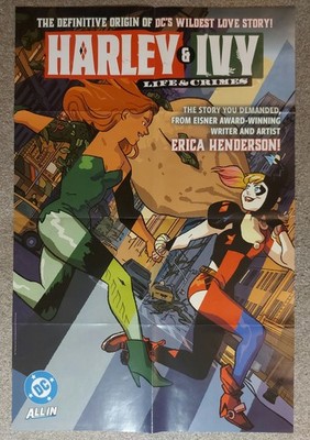 Harley Quinn & Poison Ivy -24'' x 36'' DC Comics Promo Poster Batman