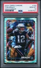 2024 TOPPS CHROME AQUA SONAR #120 TOM BRADY 31/199 PSA 10
