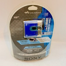 Sony Net MD Walkman MZ-N420D Digital MiniDisc Player New Sealed Blue USB