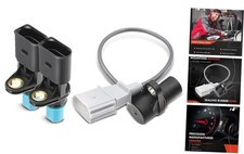 3-PC Engine Camshaft Crankshaft Position Sensors Compatible with Volkswagen