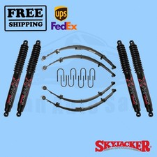 2-2.5" Suspension Lift Kit+ Black MAX Shocks Skyjacker for Jeep Scrambler 81-85