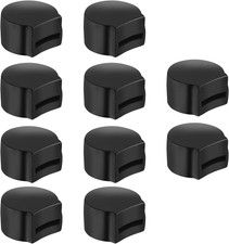 Pack of 10 Comfortable Rubber Clarinet Thumb Rest Cushion Protector, Black